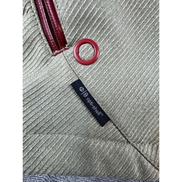 Merrell Womens Opti Shell Jacket Size Medium Kaki Brown Waterproof Fleece Lined - Picture 4 of 16